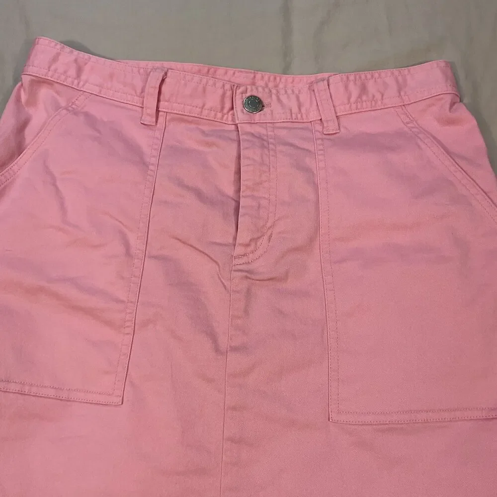 Ralph Lauren Pink Cotton Stretch Skirt Women’s Size 6 Preppy Casual Resort Golf - Picture 9 of 13